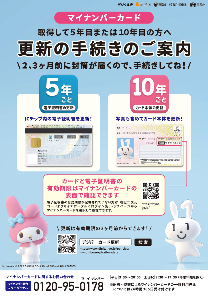 更新案内リーフレット