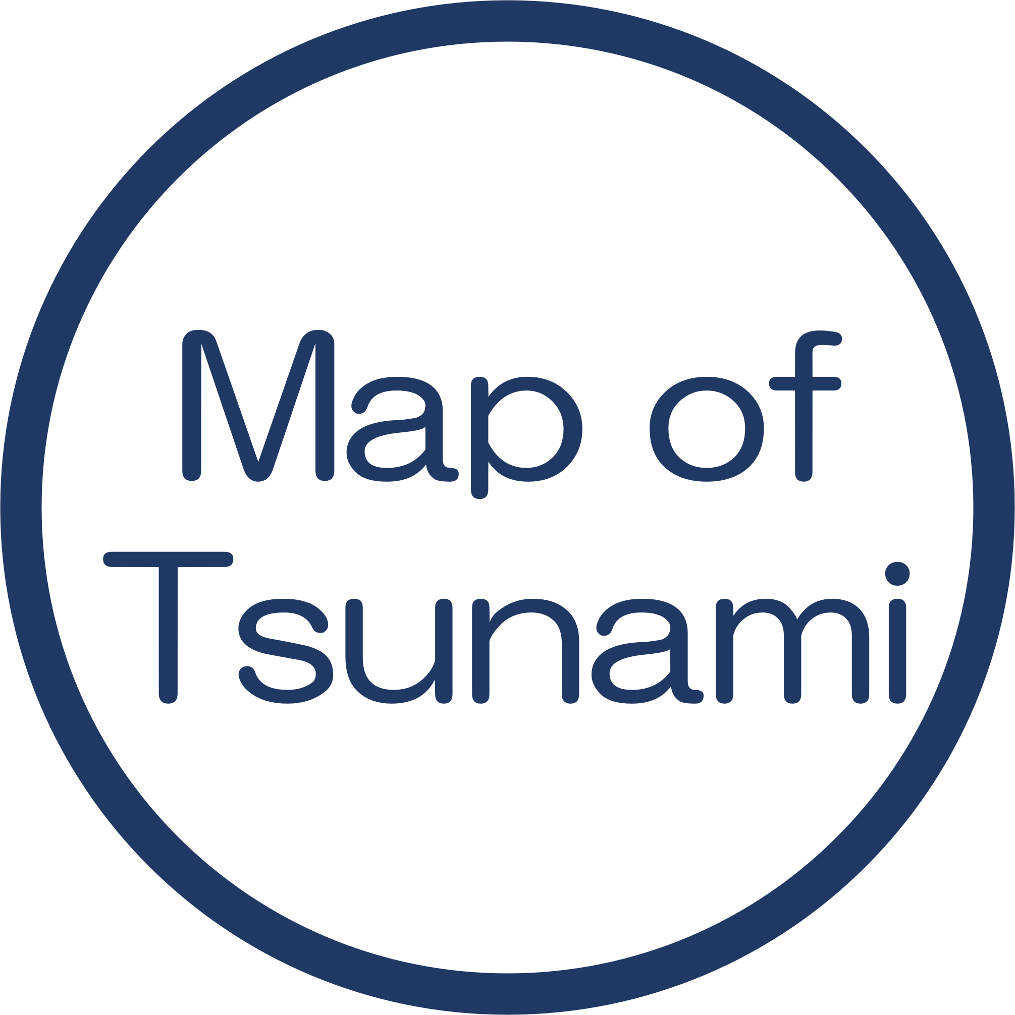 Map of Tsunami