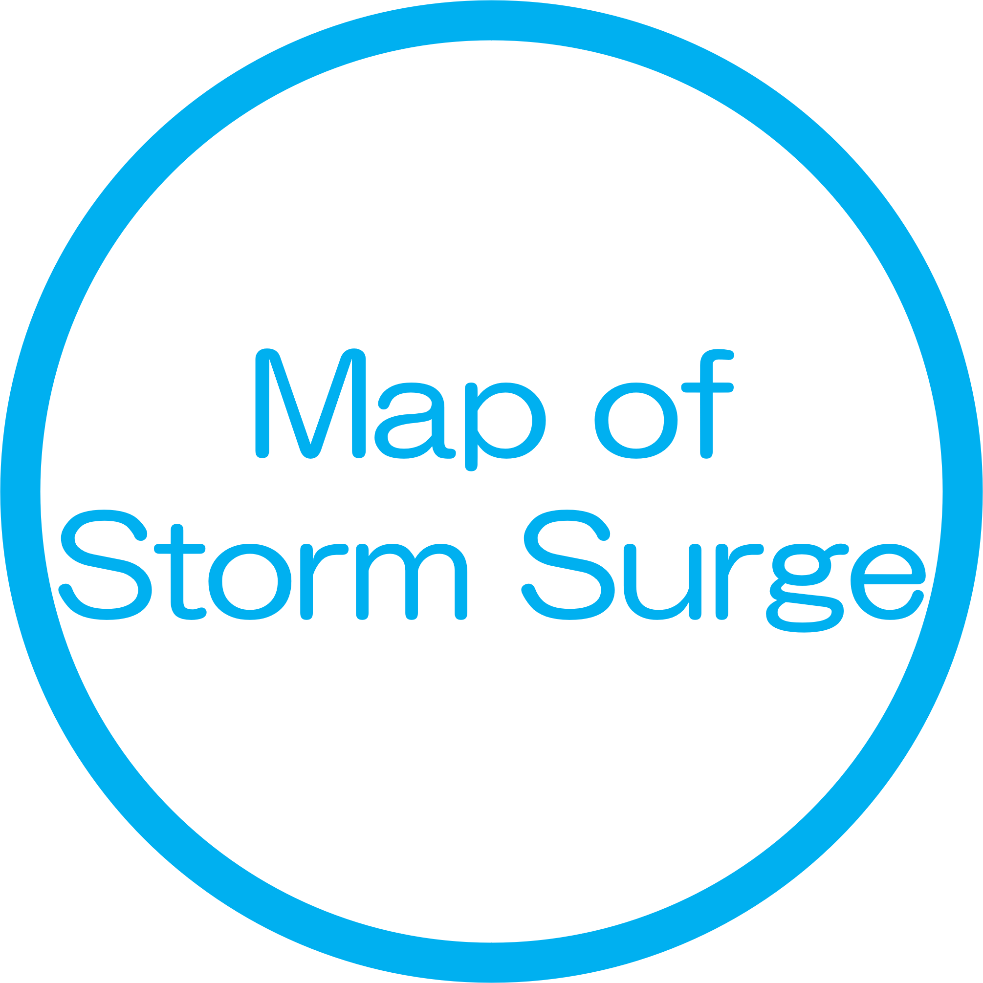 Map of Storm Surge
