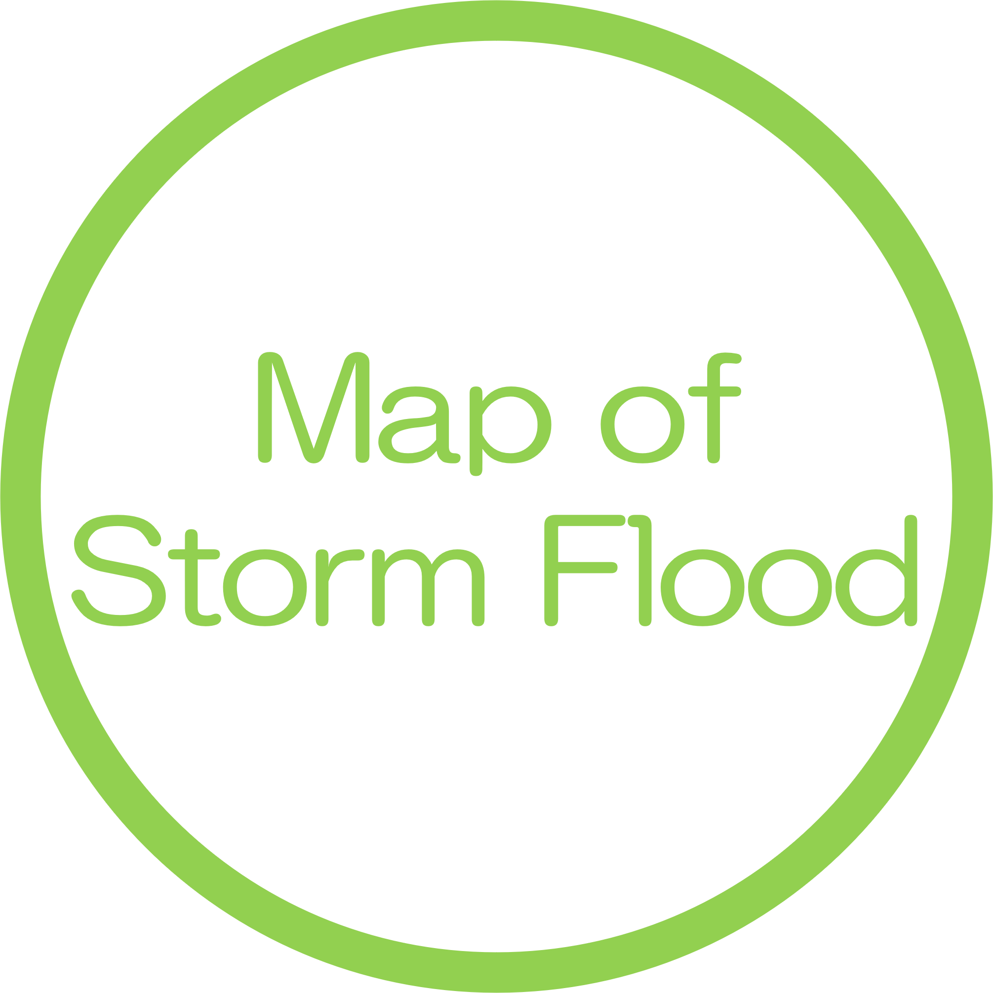 Map of Storm Flood